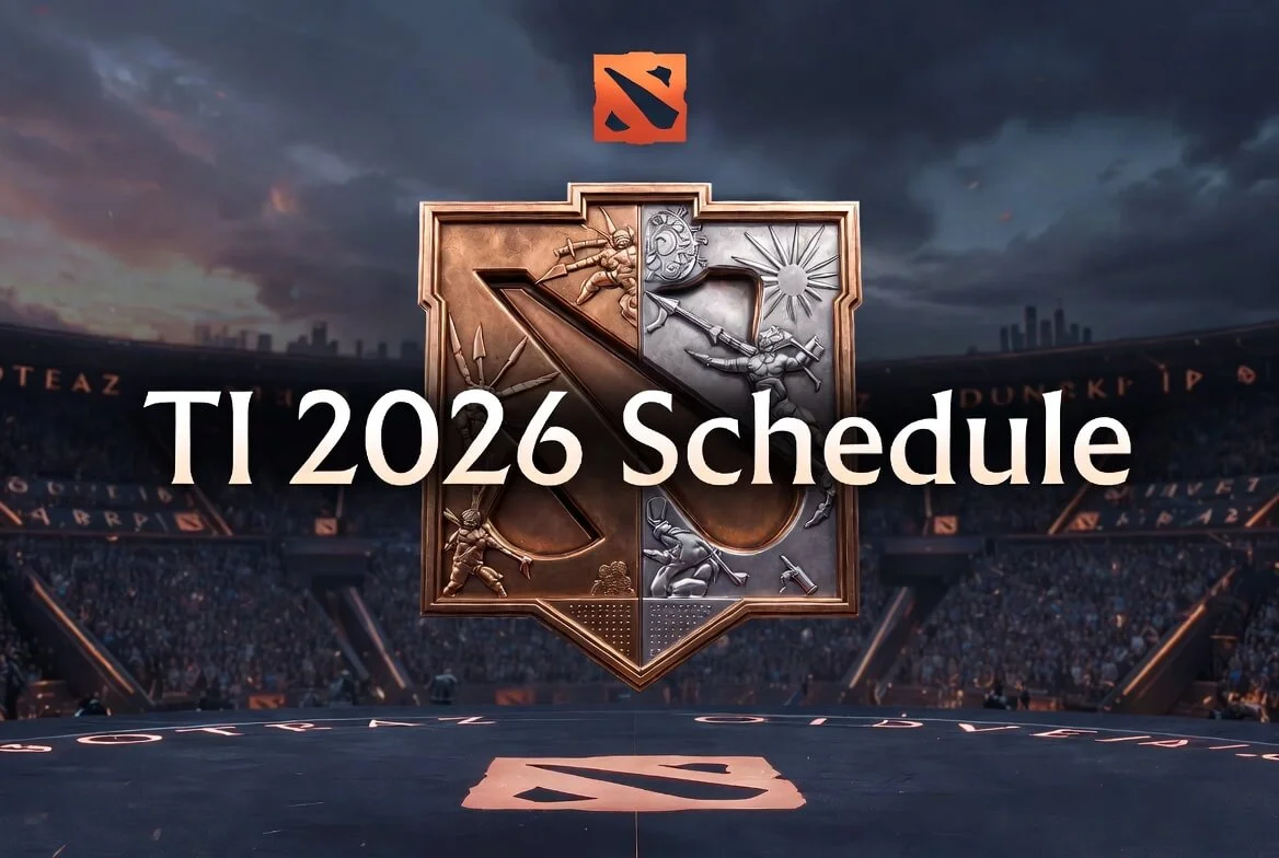 Calendário do mundial de Dota 2 de 2026